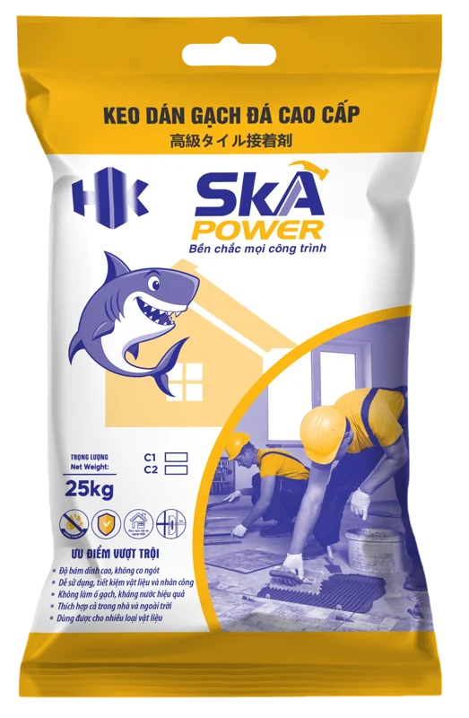 Bao keo dán gạch SKA POWER 25 kg