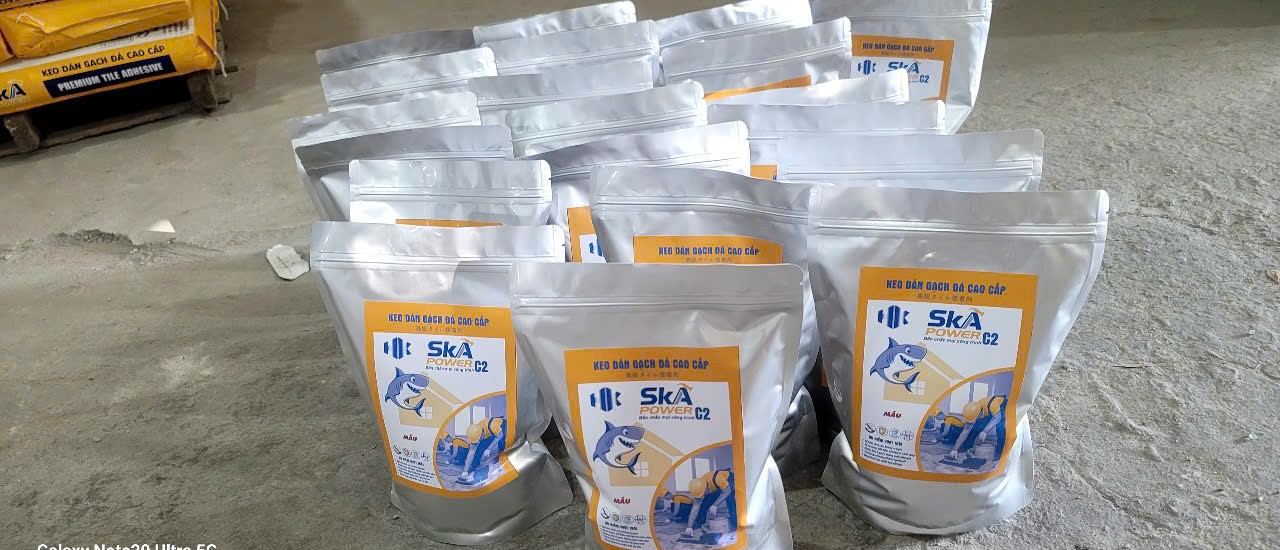 Túi mẫu SKA POWER để dán thử